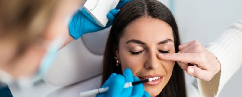 cirurgia plástica diminuir aba do nariz