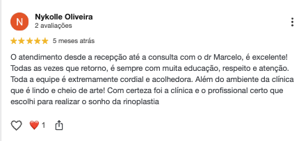 Depoimento de paciente